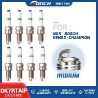 【YF】 2-8PCS Iridium Platinum Spark Plugs TORCH DK7RTAIP Candles Replace for VW 101905606A 04E905602A 04C905606A PKER7A8EGS(95463)