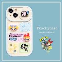 เคสหน้าต่างเลื่อน3D ตัวการ์ตูนน่ารักสำหรับเด็กผู้หญิง,เคสโทรศัพท์ฝาหลัง TPU แบบนิ่มสำหรับ iPhone 15 14 13 12 11 Pro Max 15plus ตัวปกป้องกล้องถ่ายรูปกล่องกันกระแทก