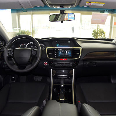 สำหรับ Honda Accord 9th Gen 14-17คาร์บอนไฟเบอร์เกียร์ Shift Window Lift แผงควบคุม Air Outlet ชุดรถอุปกรณ์ตกแต่งภายใน