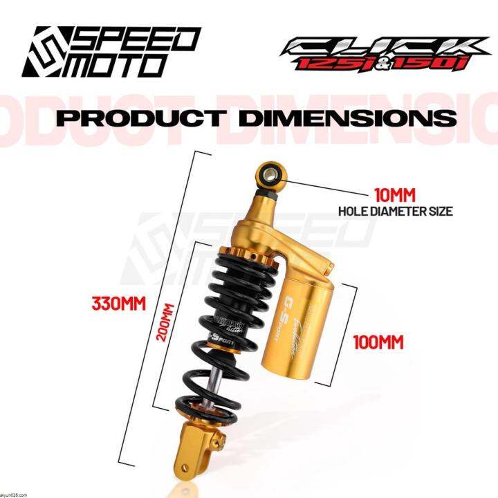 rear shock boot rear shocks bilstein MOKOTO HONDA CLICK V1 V2 REAR