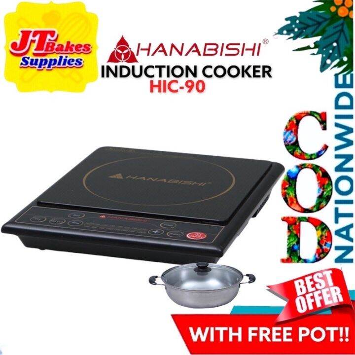 Hanabishi Induction Cooker HIC90 With Freebie Lazada PH
