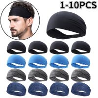 【CW】 1-10Pcs Ultra-Thin Sweatband Breathable Absorbent Headband Sweat Hair Band Soft Outdoor Sport