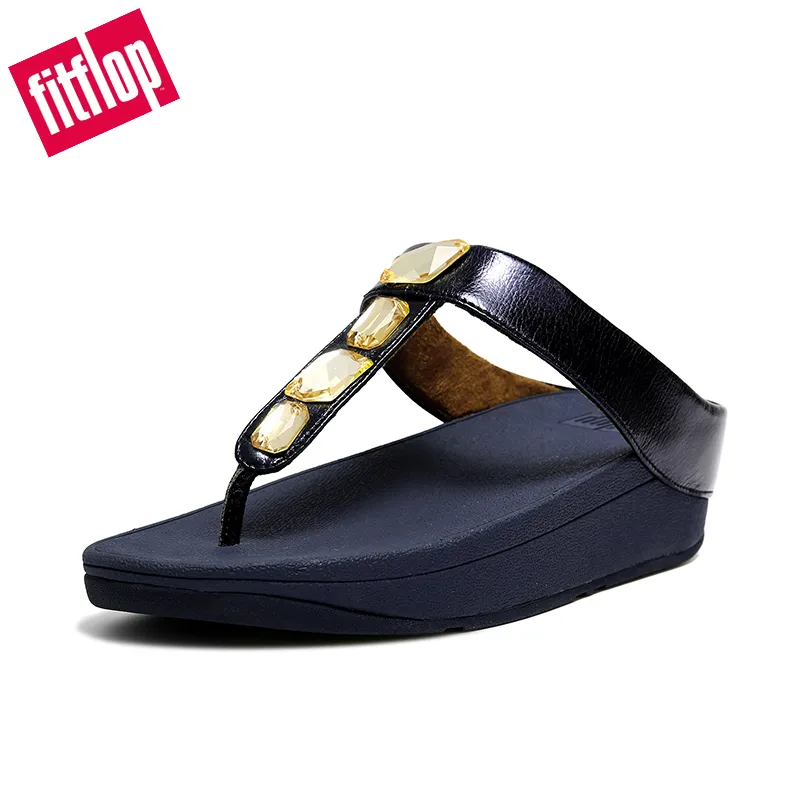 Ready Stock】Original Fitflops Womens Sandals Y12 Fino Metallic