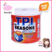 สีน้ำทาภายนอก TPI ALL SEASON สีเทาควันบุหรี กึ่งเงา 1 แกลลอน (3.8 ลิตร)WATER-BASED EXTERIOR PAINT TPI ALL SEASON SMOKEY GREY SEMI-GLOSS 1GAL **ด่วน ของมีจำนวนจำกัด**