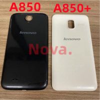 Back Case For Lenovo A850 Plus A850+ Battery Cover Glass Rear Housing Cellphone Part