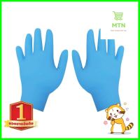 ถุงมือยางไนไตร MEGA GLOVE SUPER TOUCH สีฟ้า แพ็ก 100 ชิ้นNITRILE RUBBER GLOVES MEGA GLOVE SUPER TOUCH BLUE 100PCS **ขายดีที่สุด**