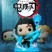 1ชิ้น Demon Slayer Kamado Tanjirou Kibelsuji Muzan Funko Pop ตุ๊กตาแอคชั่นของเล่นสำหรับเด็กเล่นของสะสมของขวัญวันเกิดปีใหม่สำหรับเด็ก10-12ซม