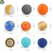 BouPower 9 Pcs set Simulation The Solar System Cosmic Planet System
