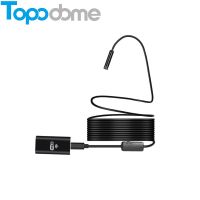 Topodome กล้องวิดีโอไร้สาย2.0ล้านพิกเซล Wi-Fi 720P กันน้ำกล้องขยายชนิดยูเอสบีกล้องงูโทรศัพท์8แสงไฟ LED กล้องจิ๋ว