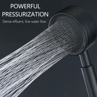 【YP】 Pressure Shower Spray Rotated Saving Rainfall Handheld Pressurized Massage Accessories