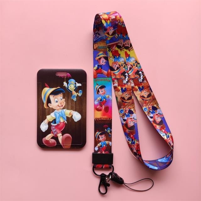 hot-dt-minnie-id-card-holder-lanyard-business-badge-holders-neck-student-cartoon-kids-cards-cover