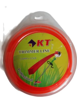 KT Trimmer head เอ็นตัดหญ้า สีแดง  ยี่ห้อ KT 3.0*0.5LB TRIMER LINE model. KT-01 จากตัวแทนจำหน่ายอย่างเป็นทางการ