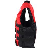 Portable Water Sports Life Jacket Buoyancy Vest Wear-resistant Adjustable Straps with Reflective Stripe for Swimming Sea Fishing  Life Jackets