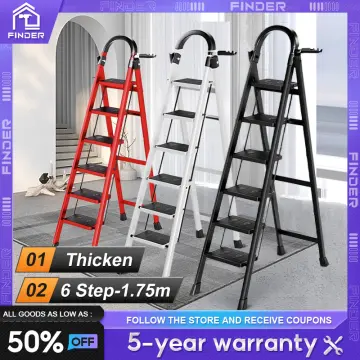 Metro Metals Aluuminium Platform Ladder (4 Stap) : : Home  Improvement