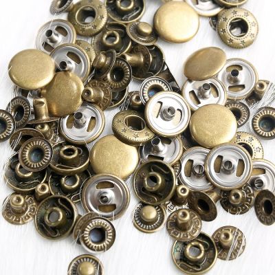 10mm 12.5mm 15mm Metal Pressure Buttons Sewing Accessories Botones Snap Button For Clothing Jackets Leather Snap Fasteners Haberdashery