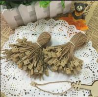 Free Shipping Jute String tag For Kraft Paper Gift Tags Label Luggage Wedding Blank Jute Strings tag lock