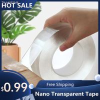 ✁❇㍿ 1/3/5m NanoTape Kitchen Bathroom Home Decor Tapes Waterproof Wall Sticker Reusable Heat Resistant Transparent Double Sided Tape