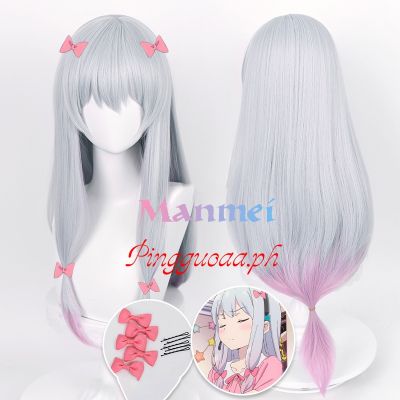Manmei Izumi Sagiri Cosplay Wig EROMANGA SENSEI Play Wigs For Women Halloween Synthetic Hair