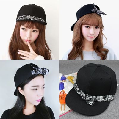 Cap_Bow (หมวกแฟชั่นสไตล์เกาหลี ราคาถูก)
