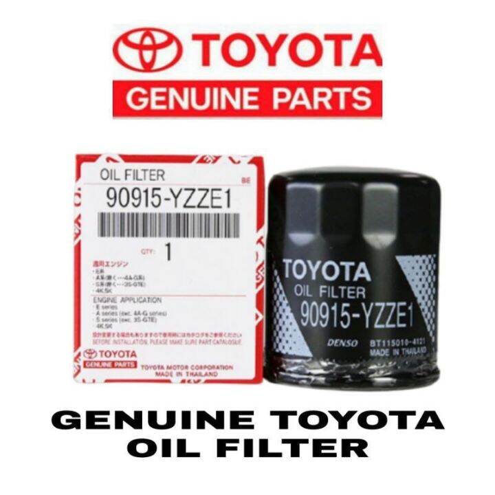 COD GENUINE TOYOTA OIL FILTER 90915YZZE1(C110) FOR VIOS / YARIS