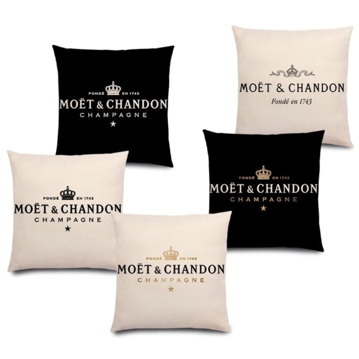 cloth-artist-blacklinen-cushion-coverdecoration-ปลอกหมอน-highprinted-bar-letters-hotelsofa-ปลอกหมอน