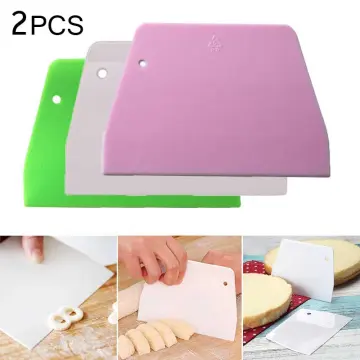 1pcs Food Grade Plastic Pastry Dough Cutter Trapezoid Shape Baking Spatulas Pastry  Cutter Slicer Cake Bread