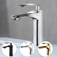 Basin Faucets Hot and Cold Bathroom Hot Cold Water Mixer Tap Chromeblack Single Handle Basin Water Sink Deck Mounted