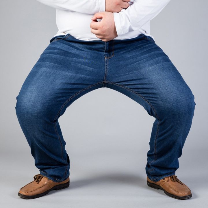 กางเกงยีนขายาว-ขาตรง-ทรงหลวม-สำหรับผู้ชาย-ไซซ์ใหญ่-50-150-กก