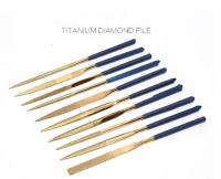 10pcs Diamond Mini Needle File Set Metal Glass Stone Titanium Diamond Coated Needle File Set