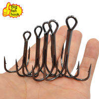 TREBLE Hook 10 #-10/0 # ขนาดเต็ม Fishhooks 50PCS/10PCS Super SHARP Strength เหล็กคาร์บอนมุม Anchor Sea LAKE ตะขอตกปลาคาร์พ-hexinge