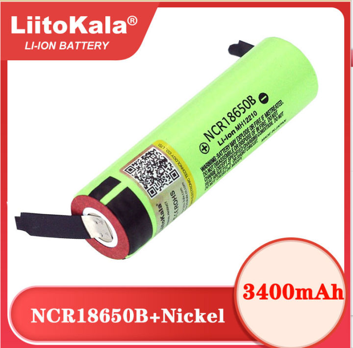 1pcs 100% New Original NCR18650B 3.7v 3400mah 18650 Lithium ...