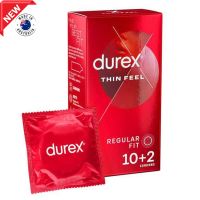 Durex Thin Feel Regular Fit Condoms 56mm Pack of 10+2 ถุงยางอนามัยรุ่นพิเศษสินค้านำเข้าจากออสเตรเลียพร้อมส่ง