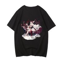 Mens Large T-shirt Onmyoji Game Cartoon Printing T Shirts Cotton Teeshirt Soft Mens Tshirts 4XL/5XL/6XL