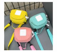 ideafashionshop(ID740)กระเป๋าสะพายข้างGIRL CATS สีสันสดใส