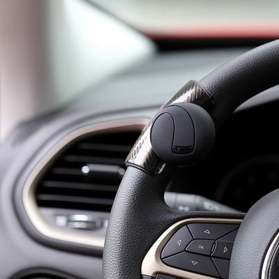 Car Steering Wheel Spinner Knob Auxiliary Booster Aid Control Handle Grip Black