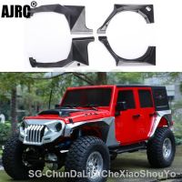 4pcs Abs Plastic Wheel Eyebrow Fender 324mm Wheelbase For 1/10 Rc Crawler Car Trax Trx4 Axial Scx10 Jk Wrangler