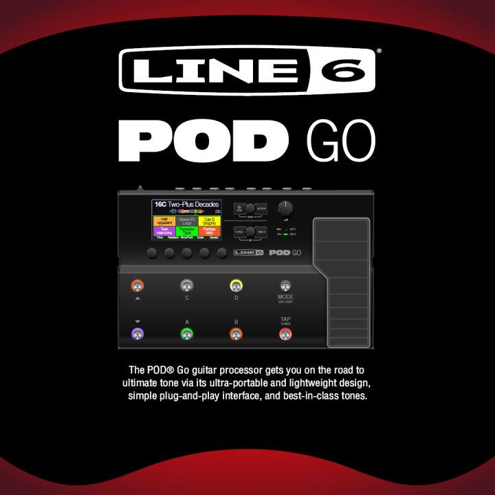 line-6-pod-go-มัลติเอฟเฟค-เสียงถอดแบบจาก-helix-stomp-ต่อคอมได้-แถมฟรีโปรแกรม-pod-go-edit-app