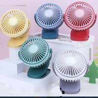 Portable Fan 3 Speeds Rechargeable Baby Stroller Fan Table Clip On Desk Mini Cooling Mini Hand Held Fans