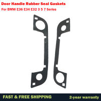 Exterior Set x4 Door Handle Rubber Seal Gaskets Car Accessories For BMW E36 E34 E32 3 5 7 Series