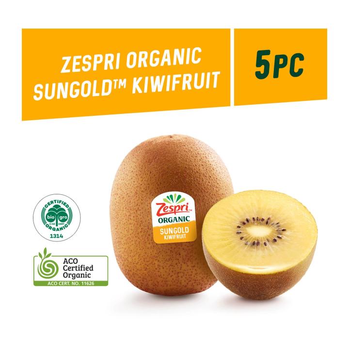 Zespri Italy Organic SunGold Kiwi 5s | Lazada Singapore