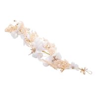 Floral Princess Wedding Headpiece Dried Flower Headband Dragonfly Tiara Hair Accessories For Women And Girls And Bridal Wedding