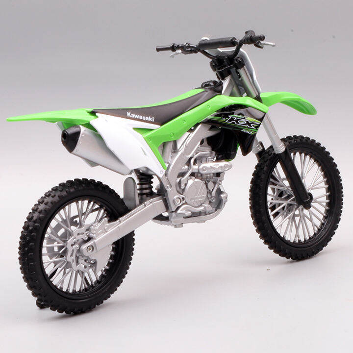 welly-1-10-kawasaki-kx250f-รถจักรยานยนต์โลหะผสม-die-casting-racing-รถจักรยานยนต์รุ่นของเล่น-off-road-รถจักรยานยนต์ของเล่น-collection-gift