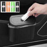 hot【DT】 Hanging Car Trash Can Wastebasket with Lid  for Office Storage Bin Interior Accessories