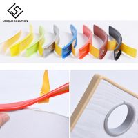 2 meters Adhesive U edge banding tape 5-40mm PVC veneer sheets for furniture Cabinet table edge guard protector seal strip decor