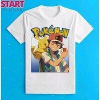 START ✨ จัดส่งที่รวดเร็ว เสื้อยืดคอกลม Pokemon Kid T-Shirt️เสื้อยืด