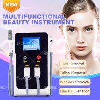 ZZOOI 3 in 1 Multifunctional R/F Laser Picosecond E-light IPL Nd Yag Hair Pigment Tattoo Wrinkle Removal 3500W Beauty Instrument