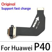 100% Original USB Charging Port Board Flex Cable Connector สําหรับ Huawei P9 P10 P20 P30 P40 Lite Plus Pro อะไหล่