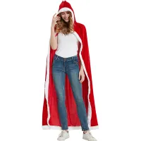 Christmas Cloak Cloak Hooded Cape Costume for Women Cosplay Stage Performance Costume