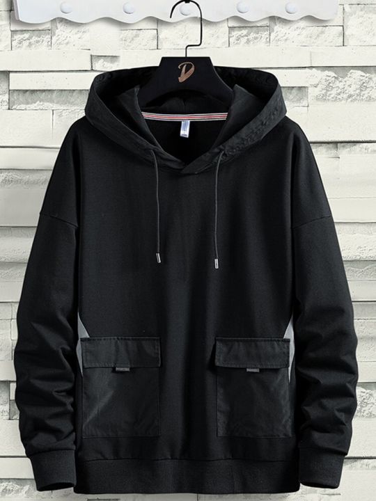 hot11-2022ใหม่ฤดูใบไม้ผลิกระเป๋า-hoodies-ผู้ชาย-streetwear-สีดำขนาดใหญ่เสื้อชายผ้าฝ้าย-hoody-tops-big-ขนาด8xl