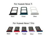 ถาด SD การ์ดสำหรับ Huawei Nova 7i 7 Pro ซิมการ์ดถาดใส่ซิมเบ้าปลั๊กที่ใส่อะแดปเตอร์อะไหล่